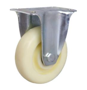China 3 inch nylon castor wheels hard casters rigid wheels fixed castor wheels factory