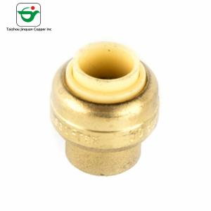 China CUPC Certificate 1/2&quot; Oil Tube End Cap Brass Hose Connector factory