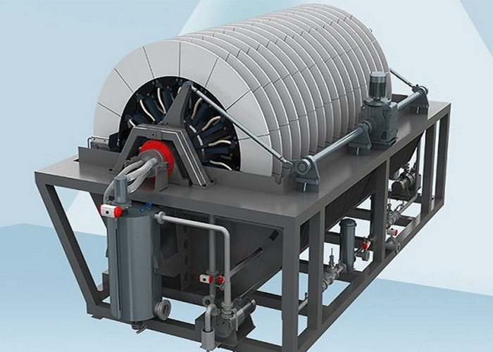 Energy Saving Vacuum Disc Filter 100m2 Combined Washing System Disc Filter
