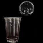 Cold Drinkware PLA Different Capacities Disposable Plastic Cups With Logo Print