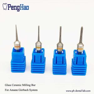 China Coating Glass Dental Diamond Bur , Dental Milling Tools For Amann Girrbach System factory