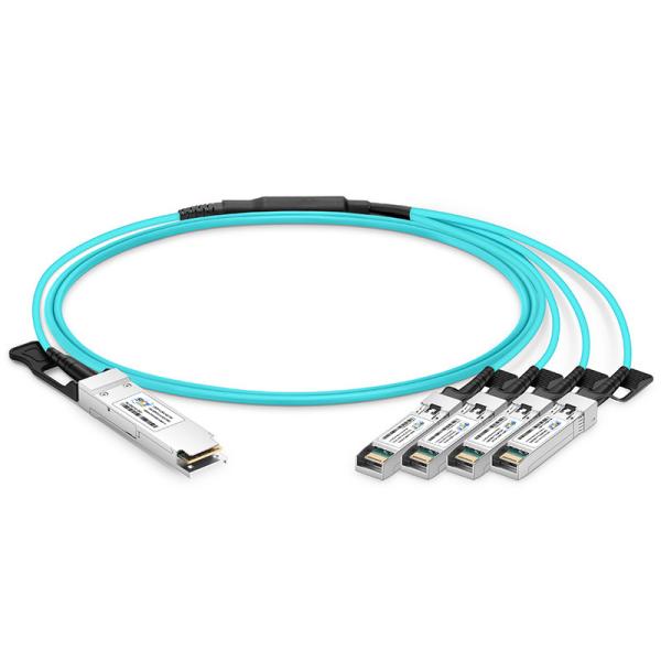QSFP-4SFP25G-AOC Active Optical Breakout Cable Compatible 100G QSFP28 To 4 X 25G