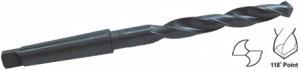 China 16mm DIN341 Long Type HSS Taper Shank HSS Twist Drill Bits Black Oxide For Metal factory