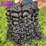 Water Wave Peruvian Straight Hair Bundles , 10A Grade Peruvian Virgin Human Hair