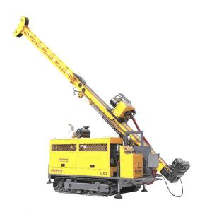 China 680m - 1500m Depth Core Drilling Rig 195HP Diesel Engine Crawler Mounted Drill Machine factory