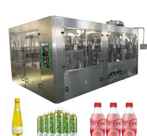China High Speed Carbonated Soda Filling Machine / Carbonated Drink Bottling Machine factory