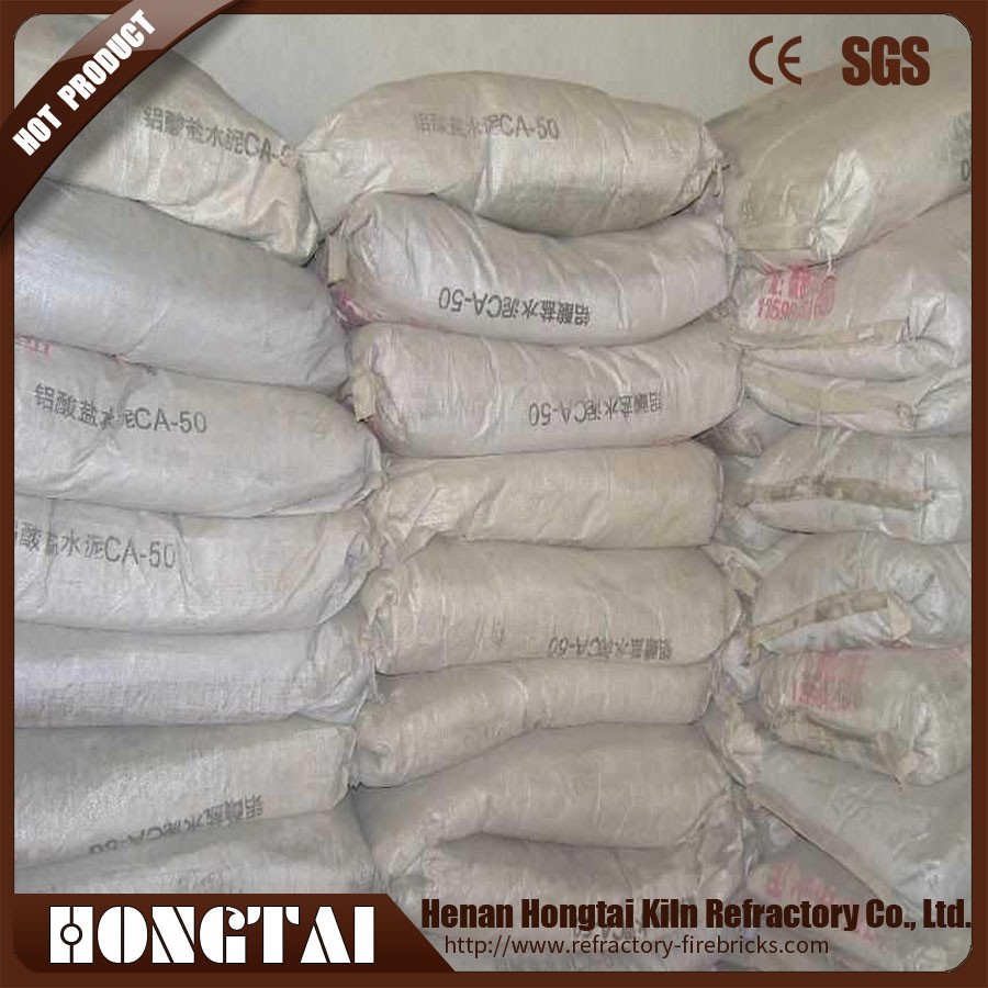 Industrial Furnaces Refractory Castable Cement CA50 with High CaO Content of 29-35%