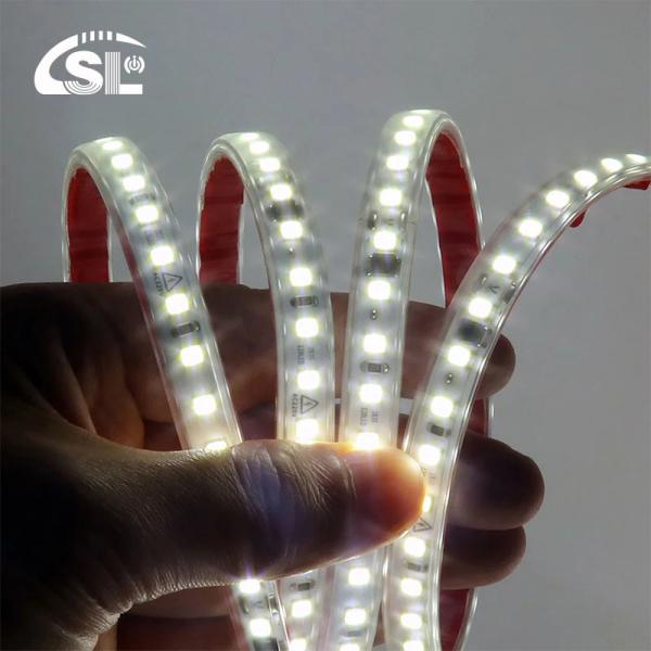High CRI Ra 80 110V220V 8mm 120leds 3000K Warm White Electroplate flexible