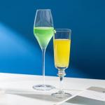 11 Oz Wine Long Stem Crystal Tulip Champagne Flutes Glass Transparent Mouth
