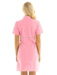 Customized Hospital Staff Uniforms Medial Short Sleeve Lab Coat
