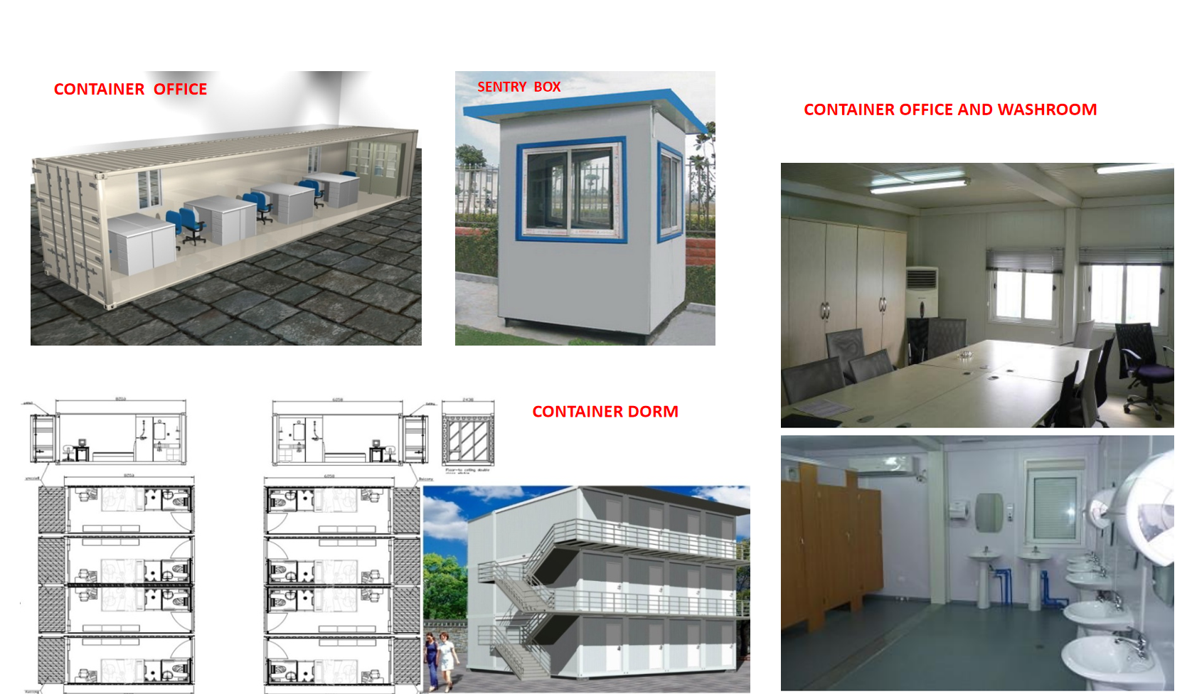 Galvanized Steel Frame Prefabricated Container House Quick Assembly