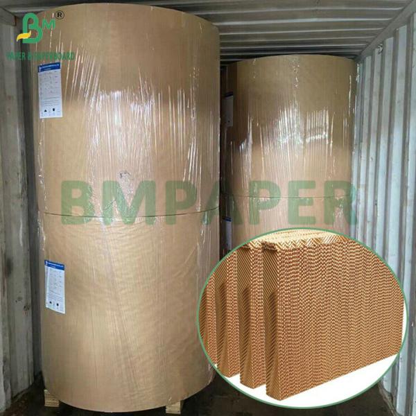 High Absorbent Kraft Paper Roll 95gsm Cooling Pad Wet Curtain Base Paper