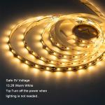 Indoor Decoration 3000K/4000K/6500K Flexible Electroplate SMD2835 LED Strip