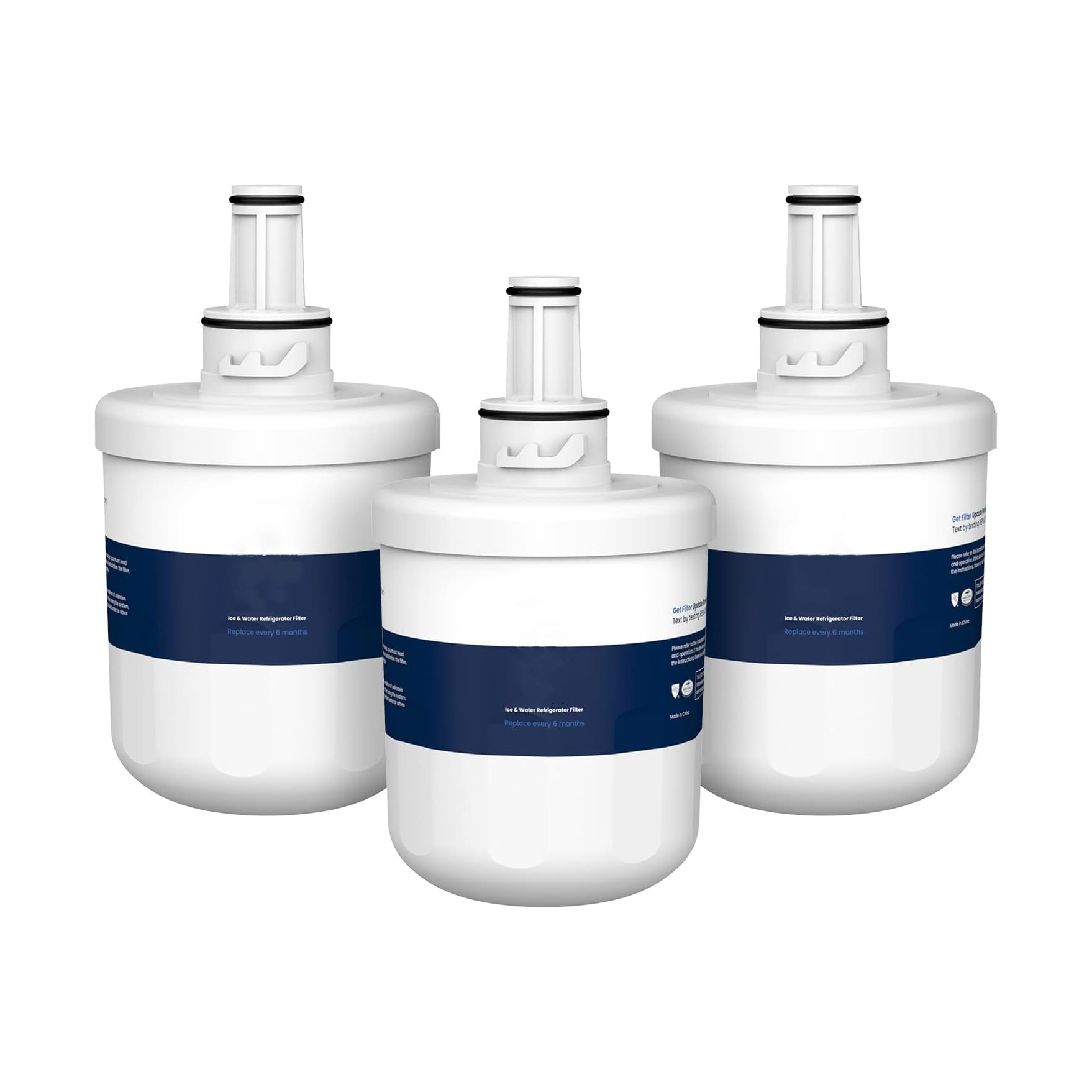 Water Filter for RFG237AARS FMS-1 RS22HDHPNSR RSG257AARS WSS-1 3Pack Easy Installation