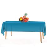 Solid Color Disposable Plastic Tablecloths 54 × 108 Inch For Family Barbecue