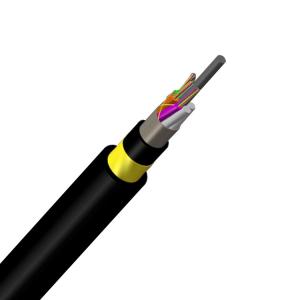 China Single Mode 96 Core 400m Double Jacket ADSS Fiber Cable factory