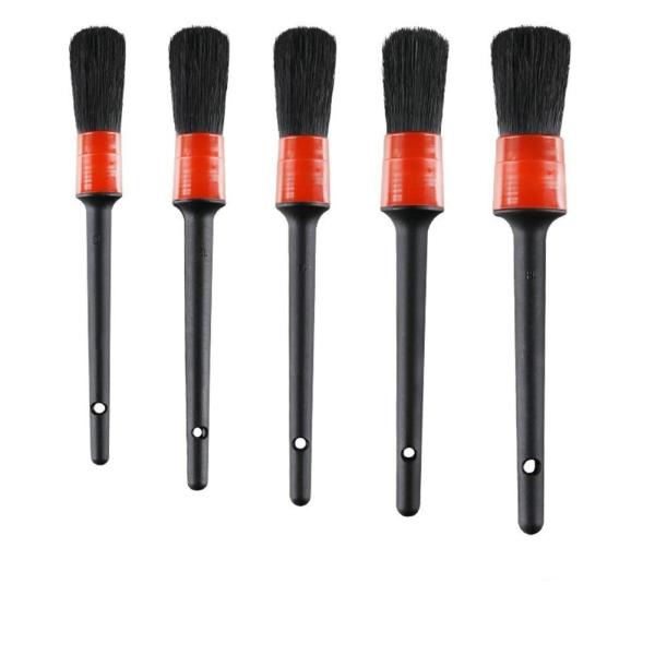 China 5pcs Car Cleaning Brush Kit Automative Detailing Brush 8.07" factory