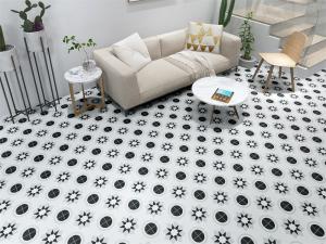 China Gray 20x20cm Floor Tiles For Hotel And 200x200mm Wall And Floor Ceramic Rustic Tile For Bathroom factory