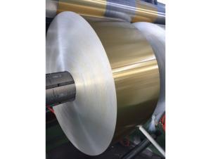 China Golden Hydrophilic coated Aluminum Foil for fin stock in Air conditioner factory
