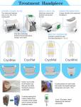 Professional home use portable liposuction cryolipolysis cryotherapy slimming