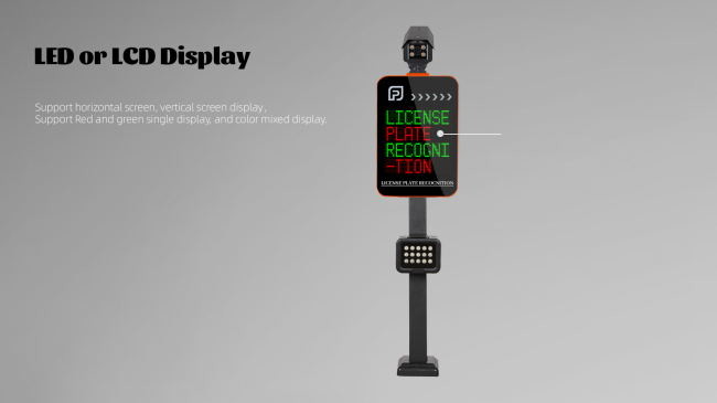 Smart License Plate Reader With 6mm 3mp HD Camera For Auto Vehicle Identification System