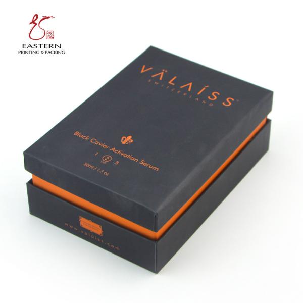 Eastern Pantone color Cosmetic Packaging Paper Box , Perfume Packaging Boxes With Lid