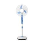 16 / 18 Inch Rechargeable Solar Fan Energy Saving DC 12V Floor Fans With Battery