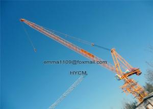 China 10t QTD5020 Jib Luffing Tower Crane 50m Jib Long Full Inverter Control factory