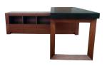 L shape wooden desk&dresser unit/console / credenza for hotel bedroom furniture