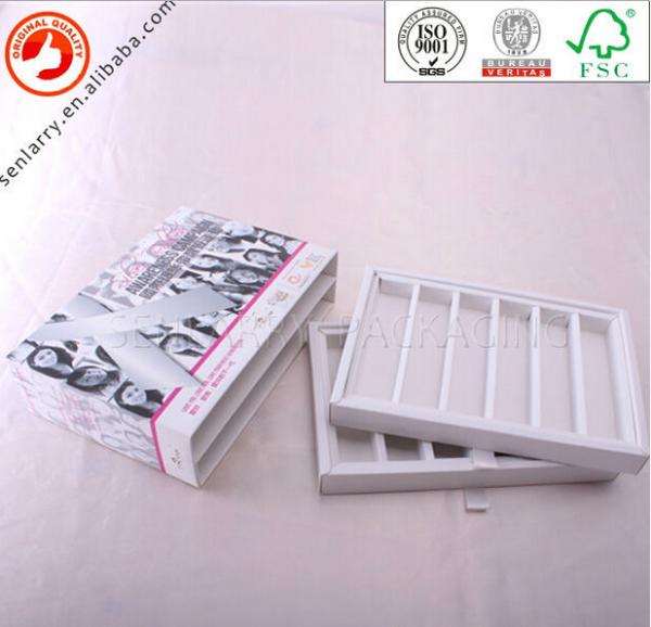 professional custom made high quality cosmetic paper box certificated by ISO BV