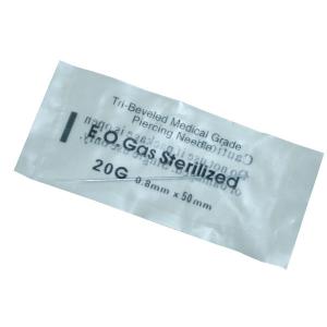 China 100pcs/box 316L Surgical Stainless Steel Sterilized Body Piercing Needle 8G factory