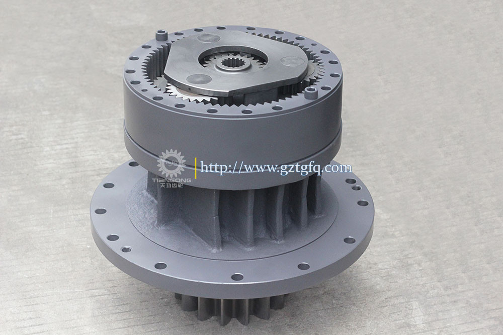 Steel Crawler Excavator Swing Gearbox Swing Motor Assy For EC350D