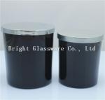 black candle holder with silver lid for wholesale