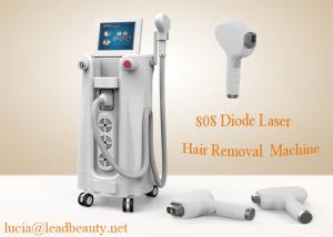 China 808nm diode laser hair removal machine with 10 pcs laser bars 600W high power factory