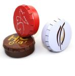 Small Fancy Round Click Clack Mint Tin Box Peppermint Sweets Tin Box Candy Metal
