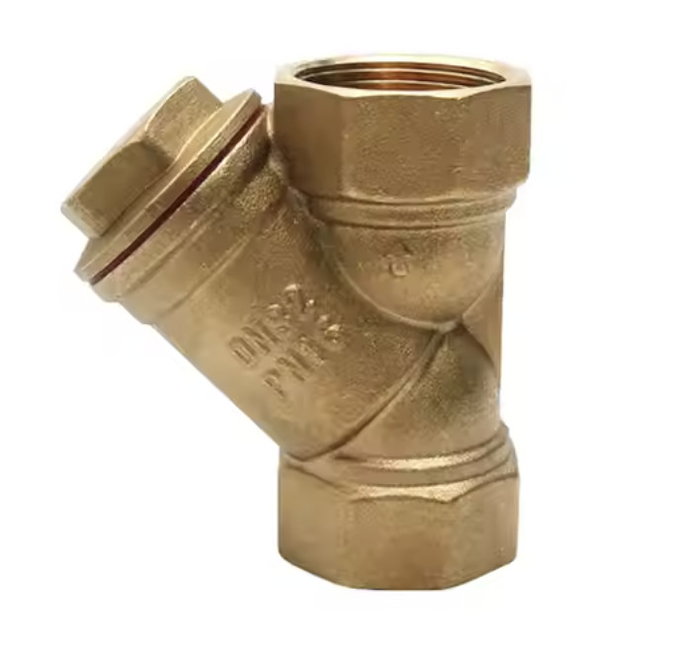 Threaded Brass Air Vent Valve High Pressure Y Strainer Valve Brass Filter Control Valve Plumbing Strainer Valve Filter