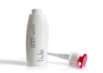 White PET Empty Plastic Shampoo Bottles Body Wash Products Containers