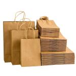 Custom Takeaway Food Packaging Kraft Paper Bag for Fast Food Take Away POTATO