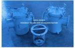 Basket Seawater Strainers For Auxiliary Seawater Pump Inlet Model AS125 CBM1061