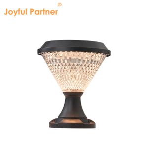 China Solar Bollard Lights ABS Material Polycrystalline Sloar Panels Epistar SMD DIA245mm IP65 APP Controlled waterproof factory