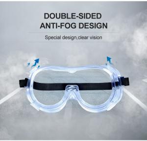 China Double Sided Eye Protection Goggles Anti Fog Safety Glasses For Chemistry Lab factory