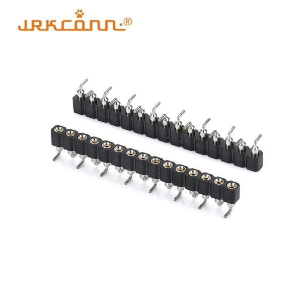 China Single Dual Row 2.54mm Pitch Machined Surface Mount 4 Pin Female Header 2.54PH factory