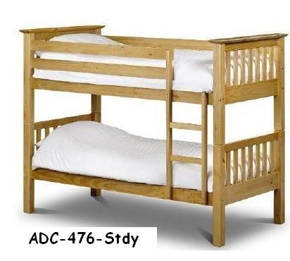 China modern bunk bed pine wood factory