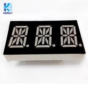 China Yellow Green 14 Segment Alphanumeric Display 0.54 Inch 3 Digit Led Display factory