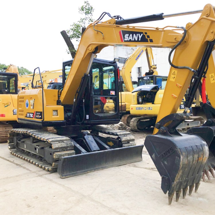 7 Ton SANY 75-9 PRO Excavator ORIGINAL Hydraulic Cylinder 0.28 m3 Bucket Cheaper Cost