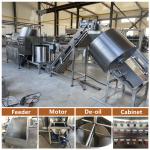 ISO Industrial Automatic Fryer Machine Hazelnut De Oiling Machine Seasoning