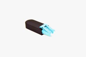 China OM3 Fiber Optic Loopback Duplex PVC Waterproof Patch Cord Fiber Lc Loopback factory