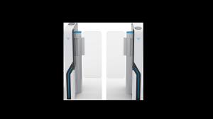 China Infrared Sensor Access Control Swing Gate Turnstile Narrow Cabinet Painting Indoor Installation factory