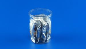 China Food Storage Airtight Plastic Jars , High Durability Small Airtight Jars factory