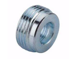 China Compact Rigid Conduit Bushing , Electrical Conduit Reducer Natural Finished factory